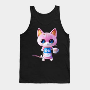 Cupcake Cat by dozydonut Tank Top